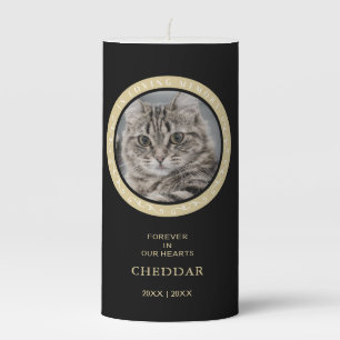 Pet Cat Dog Photo Ornamental Loved One Votive Pillar Candle
