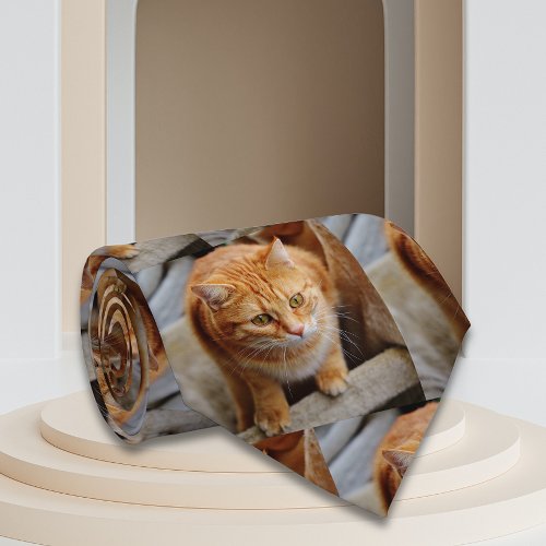 Pet Cat Dog Photo Personalize Custom Photo Neck Tie