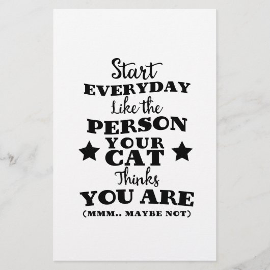 Pet Cat Funny Quote (Front)