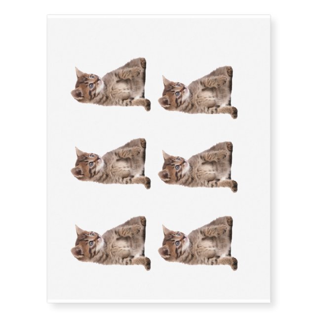 Pet Cat image for Temporary Tattoos (Front)