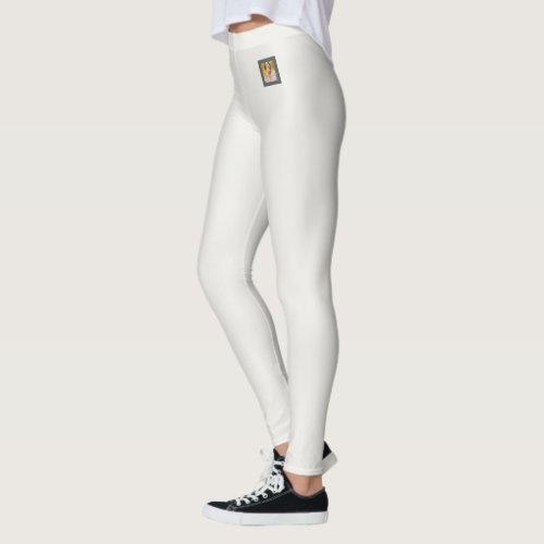 Pet Cat Lover Warm Neutral Dark Metallic Shimmers Leggings