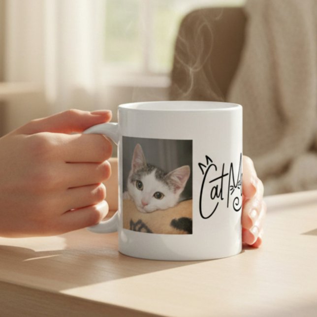 Pet Cat Photo Coffee Mug (Creator Uploaded)