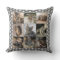 Pet Cat Photo Collage Paw Print Pattern Gray Name