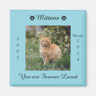 Pet Cat Remembrance Memorial Magnet