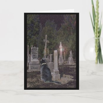 Pet Cemetery Card by DanceswithCats at Zazzle
