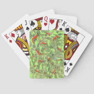 Pet Cherry Shrimp Green Red Tropical Aquarium Gift Poker Cards