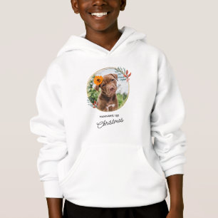 Pet Christmas Personalized Dog Photo Hoodie