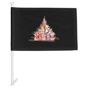 Pet Christmas Tree Car Flag