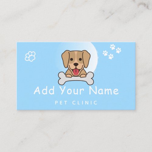 Pet Clinic Hospital Animal Care Vet Social Media Business Card