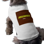 WHO'S AFRAID OF
 VIRGINIA WOOLF ?
   Pet Clothing