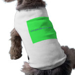 keep calm and just be yourself  Pet Clothing