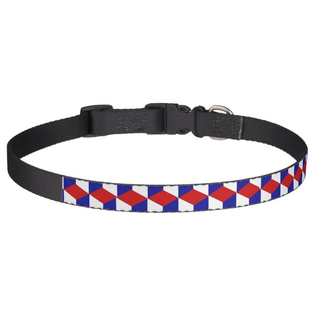 Pet Collar - Red Diamond (Front)