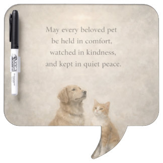 Pet Comfort Dry Erase Board