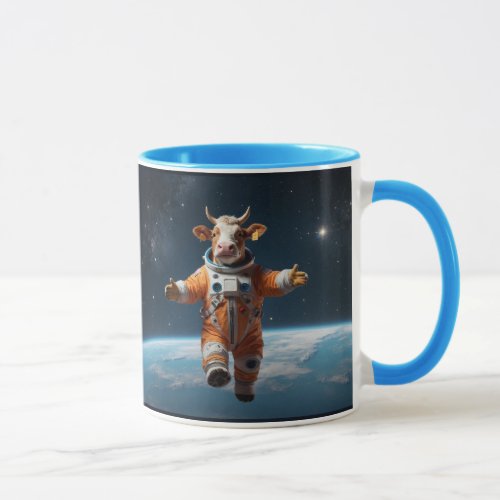 Pet Cow in Space Mug