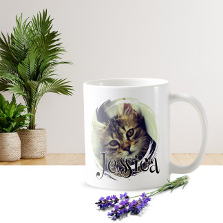 Pet Custom Photo, Name Mug Design