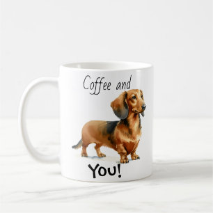  Pet  Dachshund BROWNS Cofffee Personalize Coffee Mug