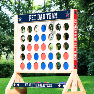 Pet Dad Mom 4th Of July Patriotic American Team Fast Four