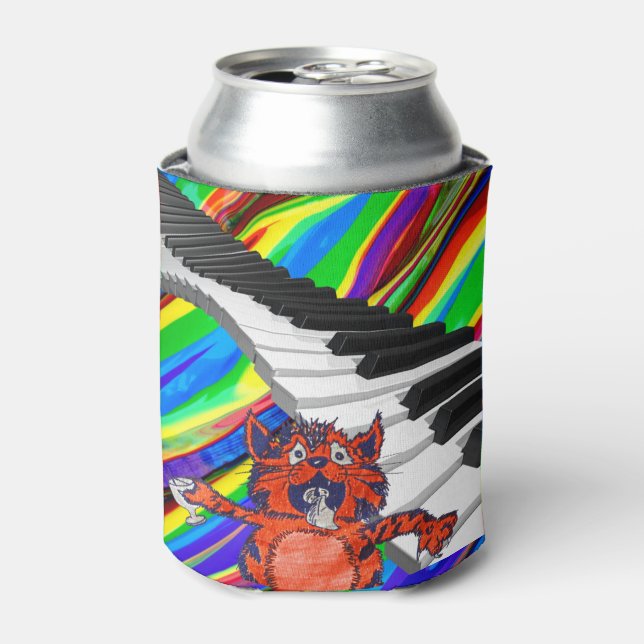 pet de kat krewe can cooler (Can Front)