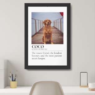 Pet Definition Print – Custom Dog or Cat Wall Art