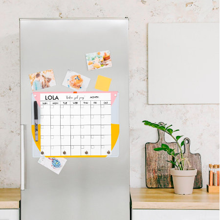 Pet Diet Calendar Dry Erase Board | Retro Circular