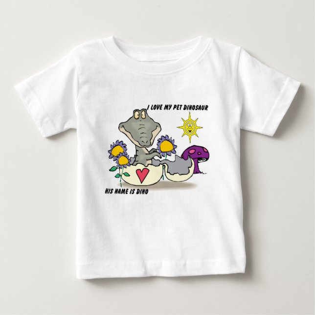 PET DINOSAUR TODDLER'S FINE JERSEY T-SHIRT (Front)