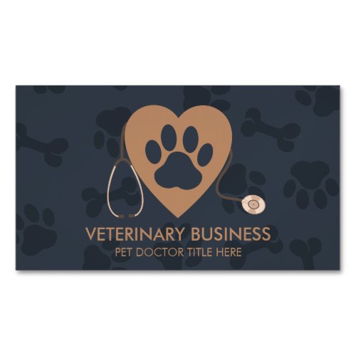 Pet Doctor Animal Hospital Business Card Magnet