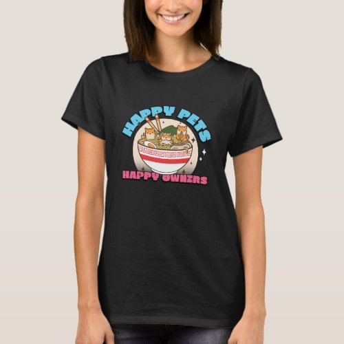 Pet doctor Happy pets happy ownersmenwomen T_Shirt