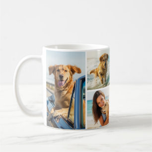 Pet Dog 6 Photo Collage Simple Coffee Mug