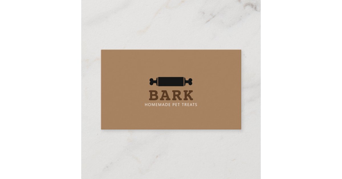 Pet dog bakery homemade dog treats shop business card Zazzle