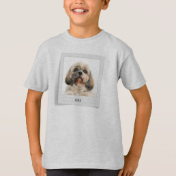 Pet Dog Birthday Photo Personalized T-Shirt