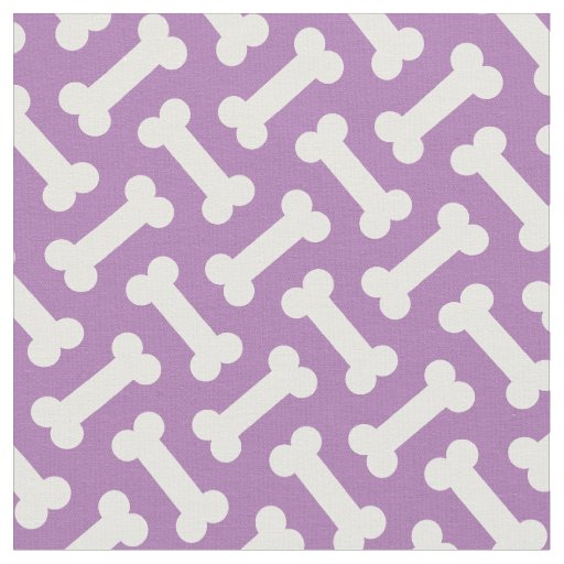 Pet Dog Bones Cute Herringbone Fabric