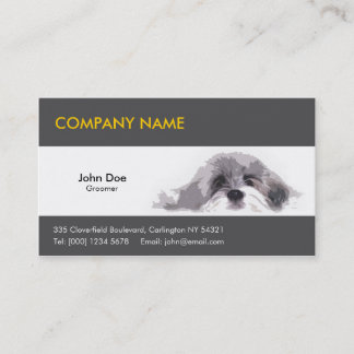 Pet Dog Business Cards
