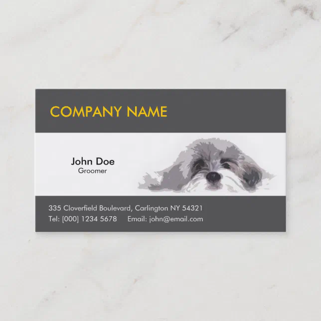Pet Dog Business Cards Zazzle