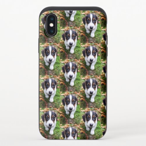 Pet Dog Cat Custom Tile Photo Template iPhone X Slider Case