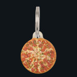 Pet Dog Cat Cute  Fun Pizza Customize ID Pet ID Tag<br><div class="desc">This design was created though digital art. It may be personalized in the area provided or customizing by choosing the click to customize further option and changing the name, initials or words. You may also change the text color and style or delete the text for an image only design. Contact...</div>
