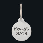 Pet Dog Cat Funny Humor Customize ID Lost Pet ID T Tag<br><div class="desc">This design was created though digital art. It may be personalized in the area provided or customizing by choosing the click to customize further option and changing the name, initials or words. You may also change the text color and style or delete the text for an image only design. Contact...</div>
