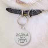 Sneaky Cat Have Your People Call Pet ID Tag Zazzle