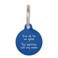 Pet Dog Cat Funny Humor Customize ID Lost