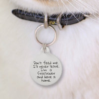 Pet Dog Cat Funny Humor Customize ID Lost