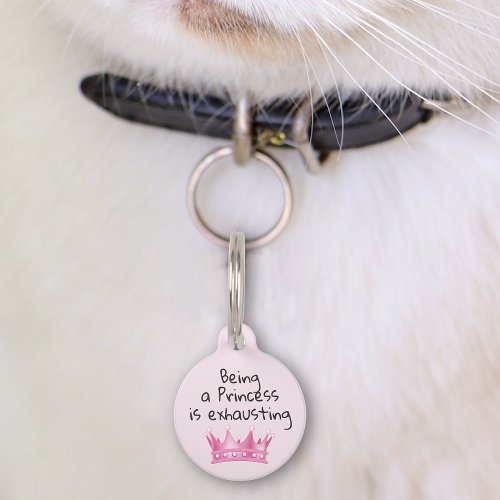 Pet Dog Cat Funny Princess Customize ID Pet ID Tag