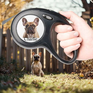 Pet Dog Cat Photo Personalized Retractable Pet Leash