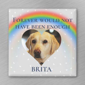 Pet Dog Cat Rainbow Bridge Photo Custom Ceramic  Magnet