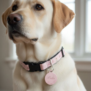 Pet Dog Create Custom Name Lost Text Pet ID Tag