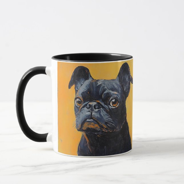Pet Dog  Elegant Modern Custom Photo Personalized Mug (Left)