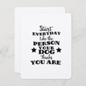 Pet Dog Funny Quote (Front/Back)