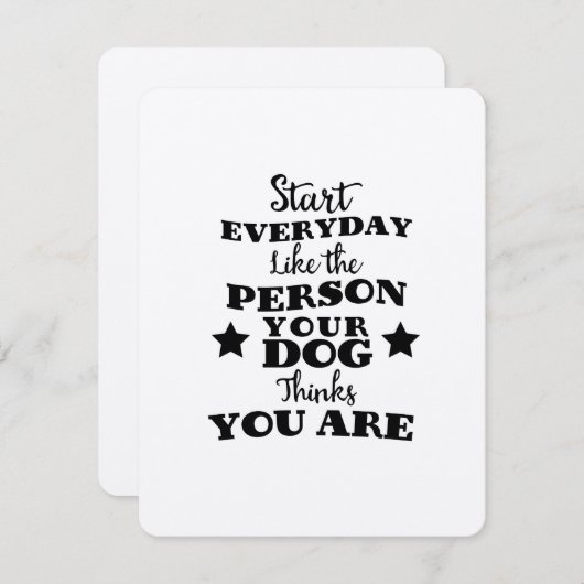 Pet Dog Funny Quote (Front/Back)
