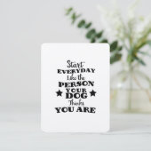 Pet Dog Funny Quote (Standing Front)
