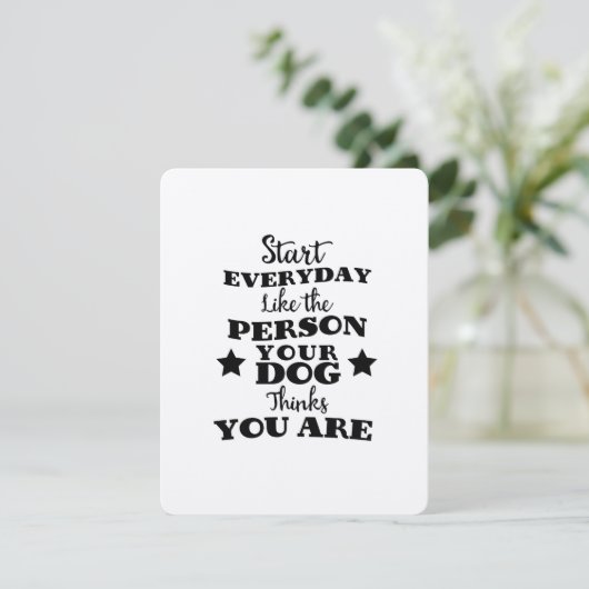 Pet Dog Funny Quote (Standing Front)