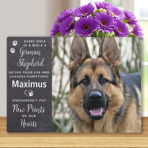 Pet Dog German Shepherd Memorial Plaque