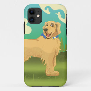 Pet Dog in the park iPhone 11 Case